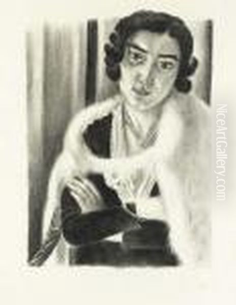 Le Renard Blanc (d. 514) Oil Painting by Henri Matisse