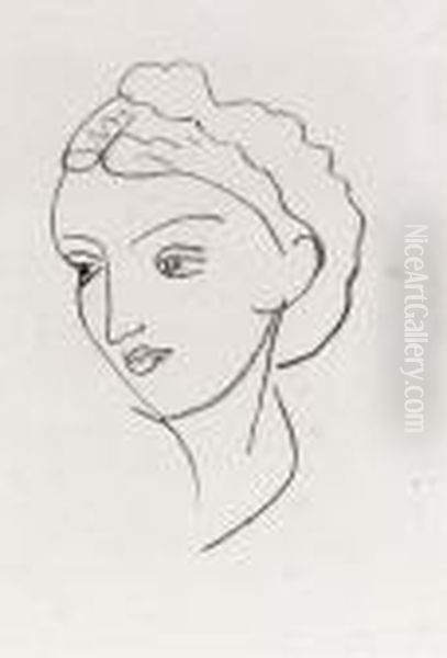 Andre Rouveyre, Repli, Paris, Editions Du Belier Oil Painting by Henri Matisse