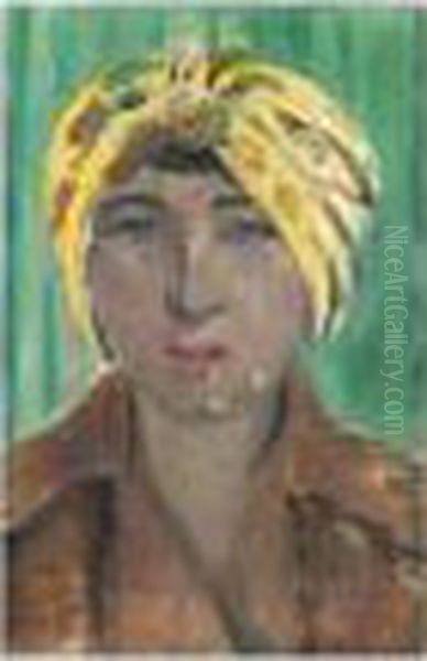 Portrait De Yvonne Girbe Oil Painting by Henri Matisse