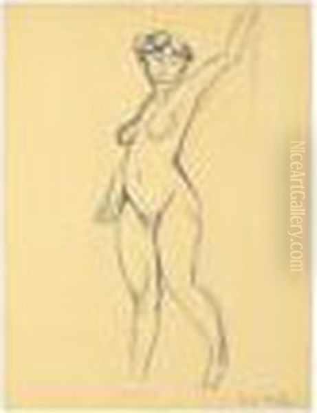 Nu Debout Oil Painting by Henri Matisse