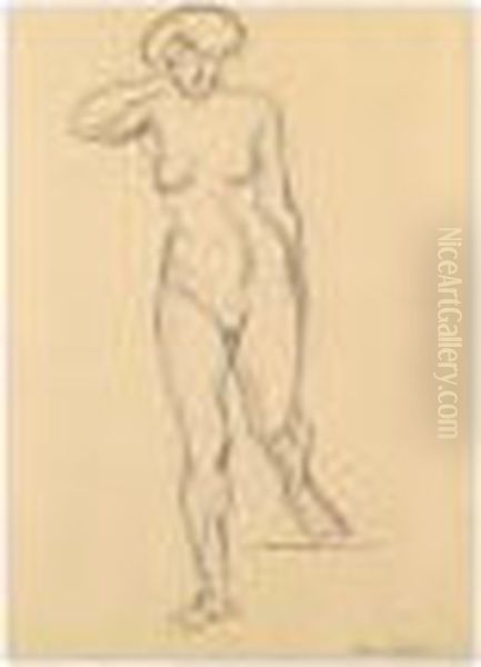 Nu Debout Oil Painting by Henri Matisse