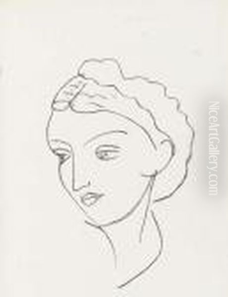 En Feuilles Sous Couverture Illustree Oil Painting by Henri Matisse