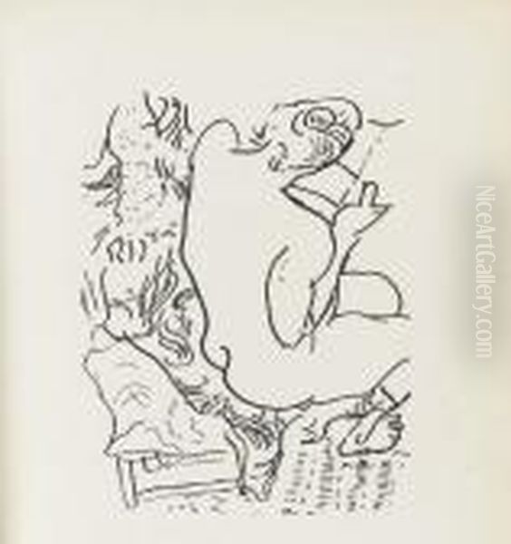 Les Jockeys Camoufles Oil Painting by Henri Matisse