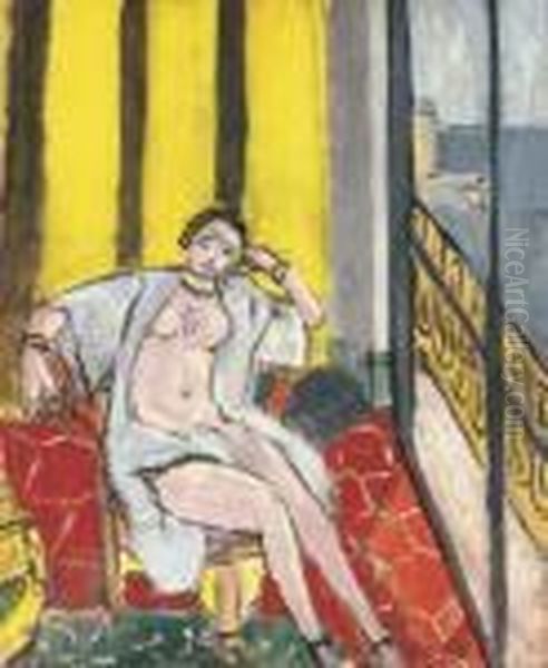 Nu Dans Un Fauteuil Oil Painting by Henri Matisse