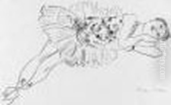 Danseuse Entendue (d. 488) Oil Painting by Henri Matisse