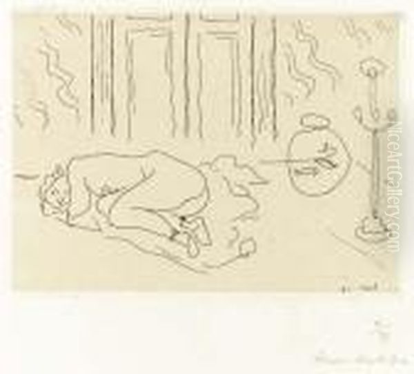 Figure Endormie Dans Un Interieur Oil Painting by Henri Matisse