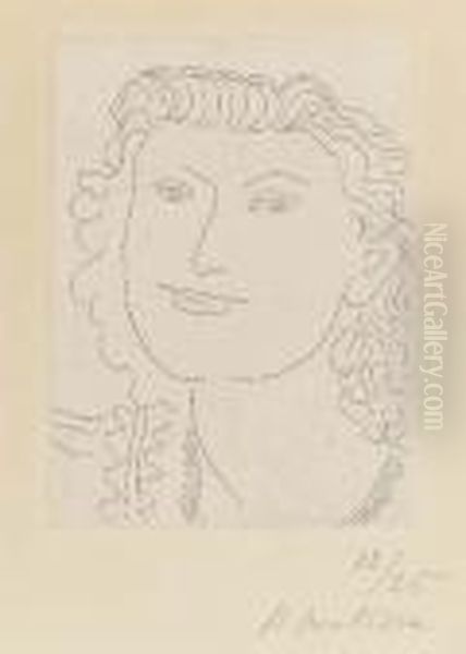 Visage Souriant Oil Painting by Henri Matisse