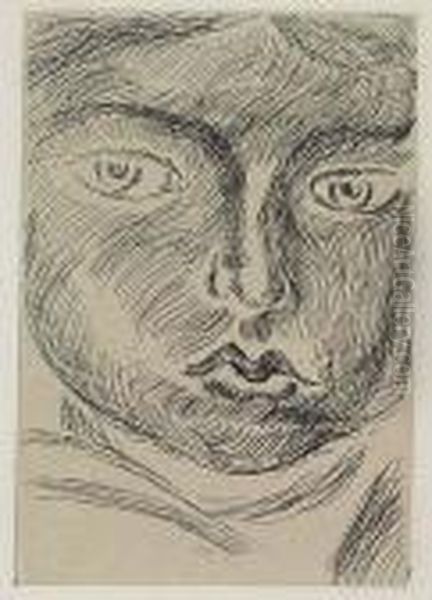 Petite Irene Vignier Oil Painting by Henri Matisse