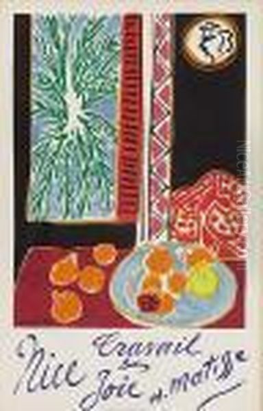 Nice, Travail Et Joie<</b> Oil Painting by Henri Matisse