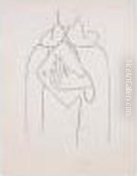 Lithographie Sur Chine Appliquee
 Sur Velin, Signee En Bas Vers La Droite Et Numerotee 72/100 Oil Painting by Henri Matisse