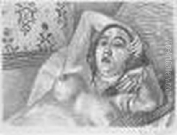 Le Repos Du Modele (d.416) Oil Painting by Henri Matisse