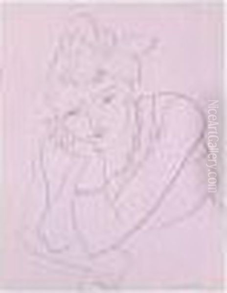 Femme Accoudee Oil Painting by Henri Matisse