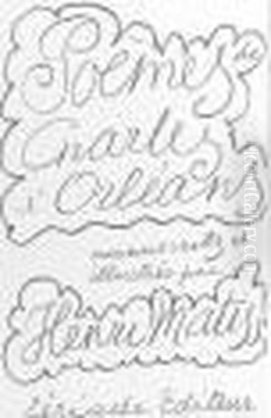 Poemes De Charles D'orlean (d. Bk. 28) Oil Painting by Henri Matisse