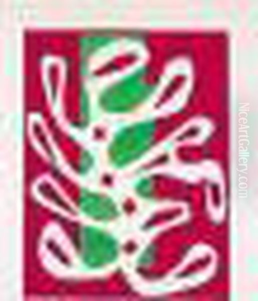 (cut Out Composition) Oil Painting by Henri Matisse