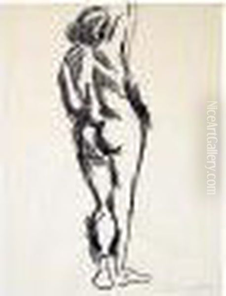 Etude De Nu Oil Painting by Henri Matisse