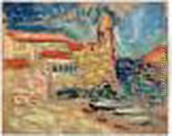 Vue De Collioure Avec L'eglise Oil Painting by Henri Matisse