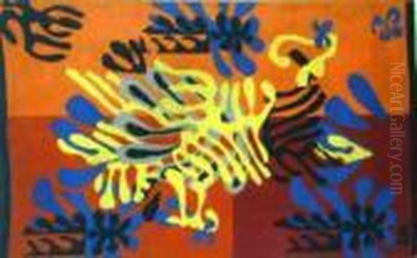 Mimosa Oil Painting by Henri Matisse