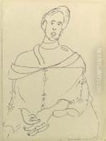 Marocain, De Trois-quarts Oil Painting by Henri Matisse