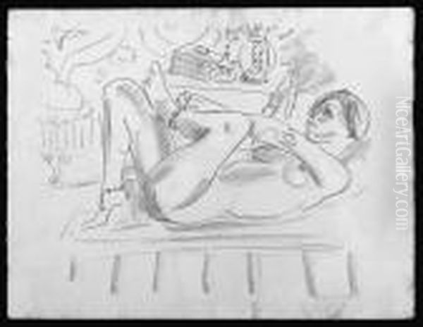 Untitled Oil Painting by Henri Matisse