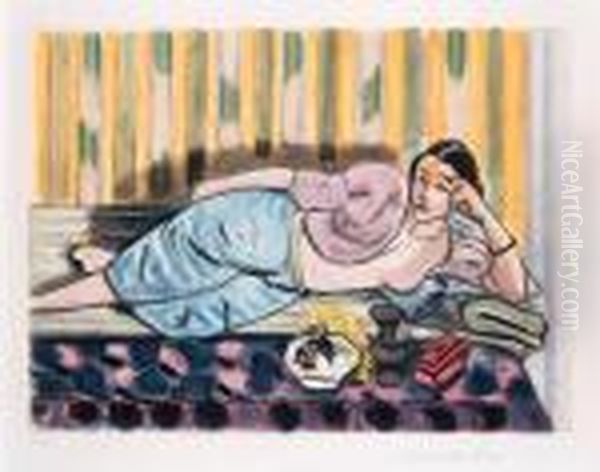 L'odalisque Au Coffre Rouge (d.-m. Iii) Oil Painting by Henri Matisse