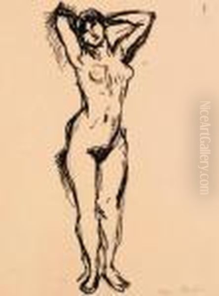 Femme Nue Debout Oil Painting by Henri Matisse