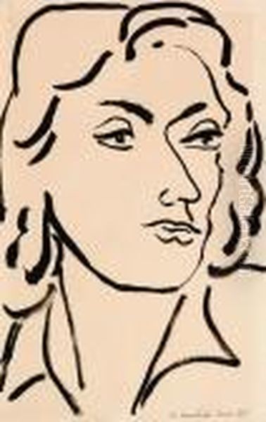 Tte De Jeune Fille Oil Painting by Henri Matisse