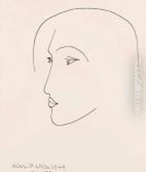 Tete De Femme Oil Painting by Henri Matisse