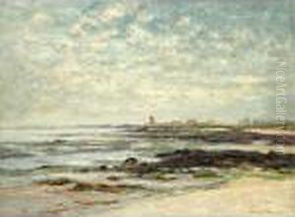 Maree Basse, Baie De Quiberon Oil Painting by Maxime Maufra