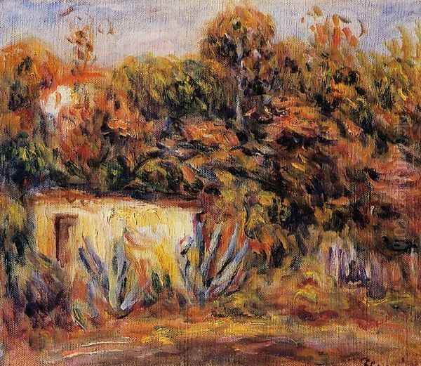 Cabin With Aloe Plants Oil Painting by Pierre Auguste Renoir