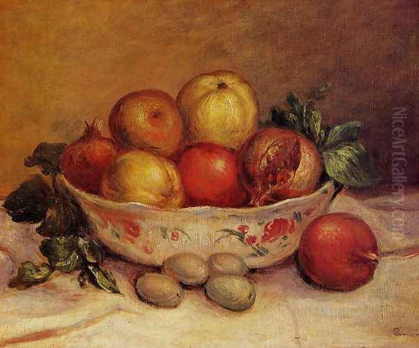 Still Life With Pomegranates Oil Painting by Pierre Auguste Renoir