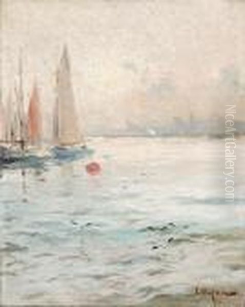 Marina Oil Painting by Eliseu Meifren i Roig