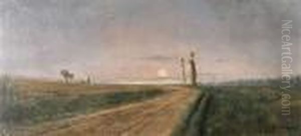 Paisaje. Oil Painting by Eliseu Meifren i Roig