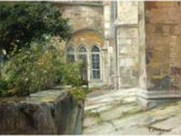 Monasterio De San Jeronimo Del 
Valle De Belen, Barcelona (monastery Of San Jeronimo Del Valle De Belen,
 Barcelona) Oil Painting by Eliseu Meifren i Roig