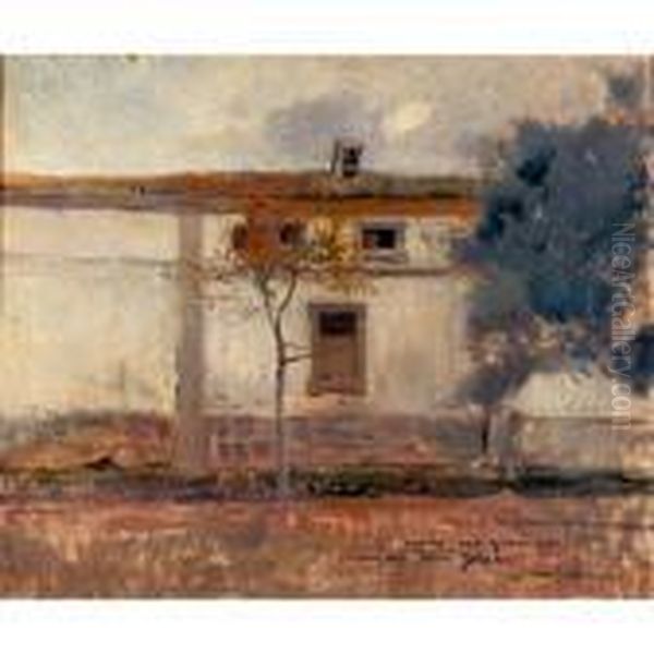 Jardin De La Cartuja De 
Valdemossa, Mallorca (garden Of The Carthusian Monastery, Valdemossa, 
Mallorca) Oil Painting by Eliseu Meifren i Roig