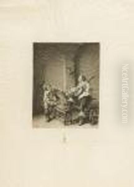 Figure Oil Painting by Jean-Louis-Ernest Meissonier