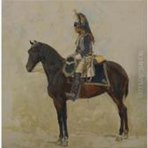 Works From The Collection Of Stanley J. Seeger
 

 
 
 

 
 Un Cuirassier Oil Painting by Jean-Louis-Ernest Meissonier