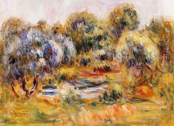 Cagnes Landscape6 Oil Painting by Pierre Auguste Renoir