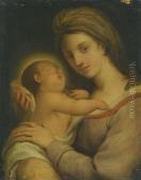 The Madonna And Child Oil Painting by Anton Raphael Mengs