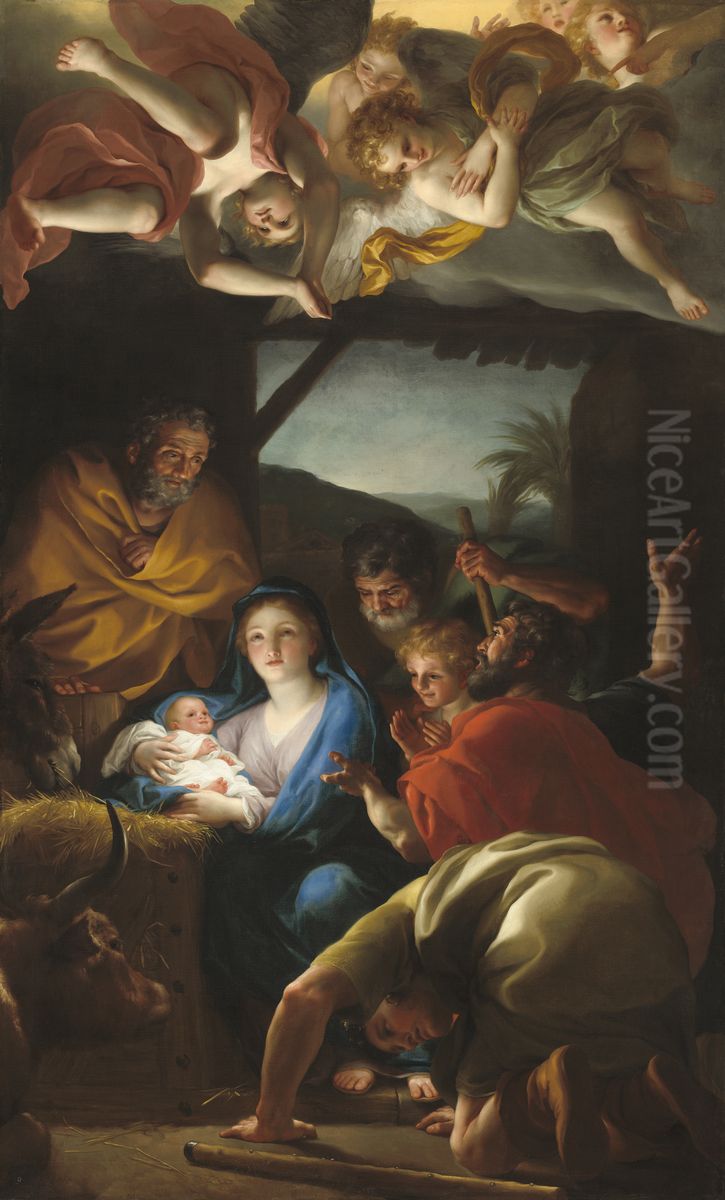 The Adoration Of The Shepherds Oil Painting by Anton Raphael Mengs