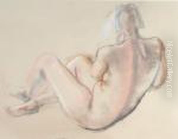 Untitled Oil Painting by Bernard Meninsky