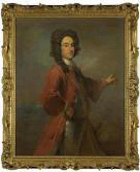 Portrait Of Major Richardson Pack (1682-1728) Oil Painting by Philippe Mercier