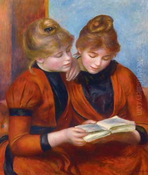 Two Sisters II Oil Painting by Pierre Auguste Renoir