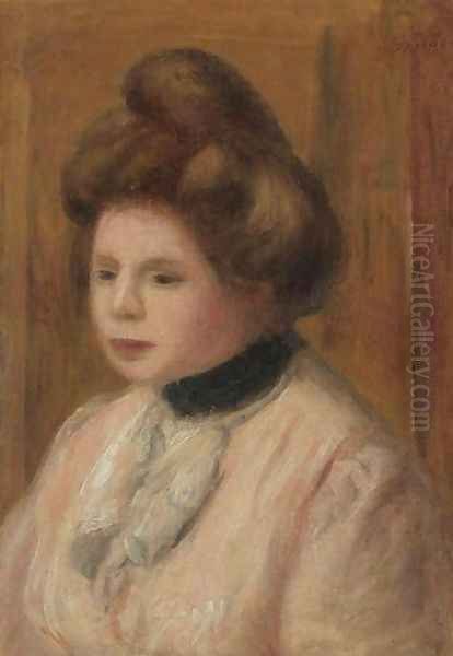 La Boulang&egrave;re Oil Painting by Pierre Auguste Renoir