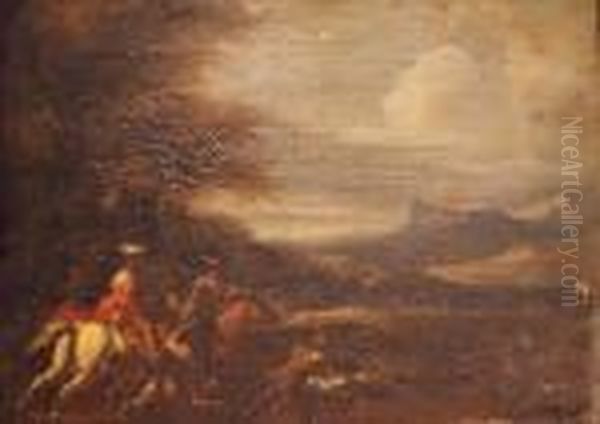 The Chase
 And 
After The Kill Oil Painting by Jan Miel