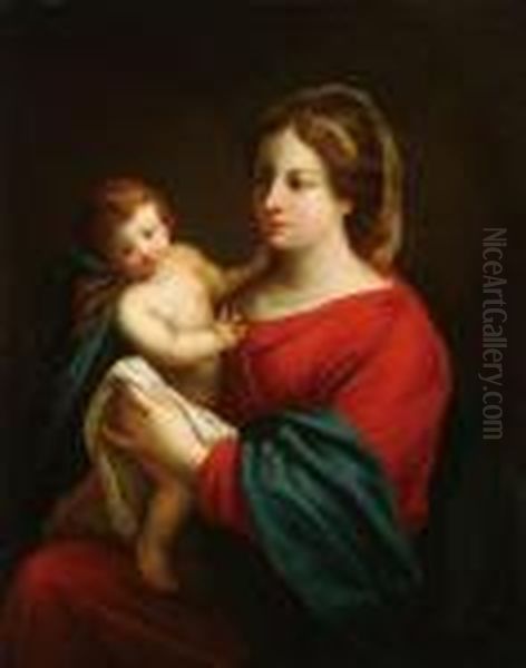 The Madonna And Child Oil Painting by Pierre Mignard