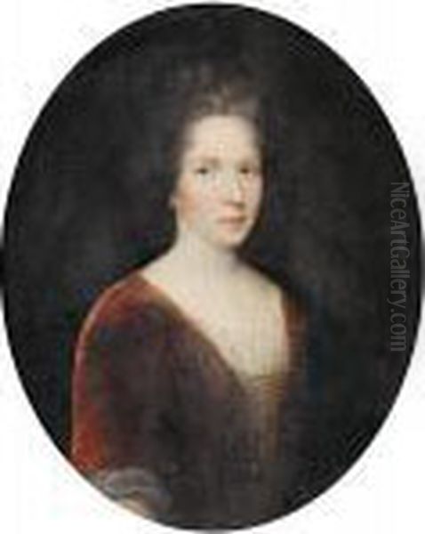 Portrait Of A Lady Oil Painting by Pierre Mignard