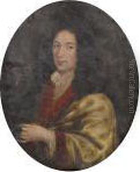 Portrait Of A Gentleman Oil Painting by Pierre Mignard