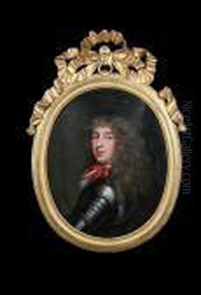 Portrait Of A Gentleman Oil Painting by Pierre Mignard