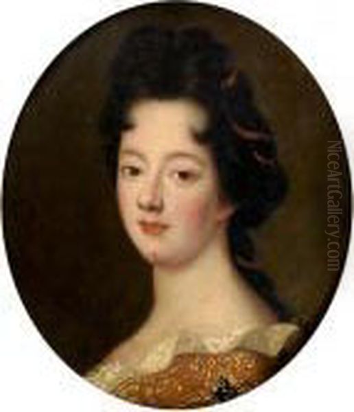 Portrait Of A Lady Oil Painting by Pierre Mignard