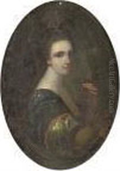 Portrait Of A Lady Oil Painting by Pierre Mignard